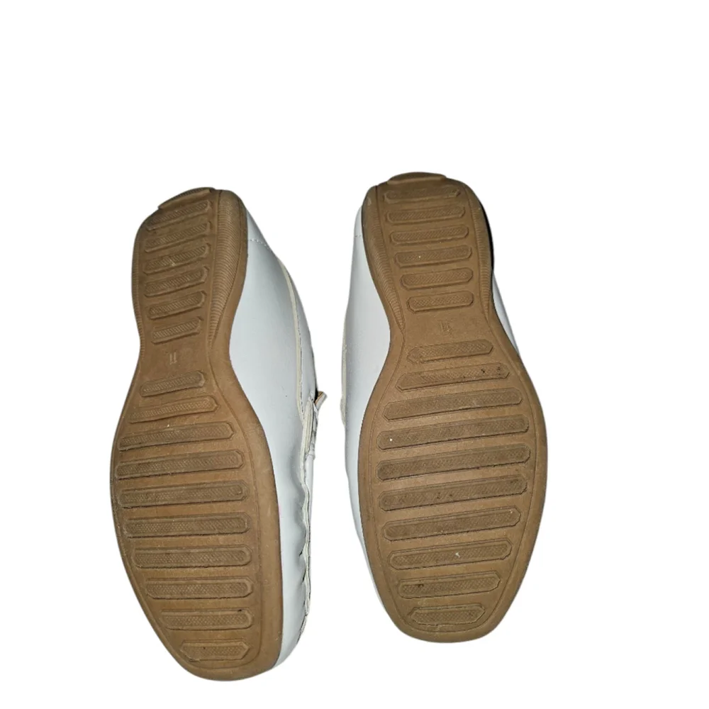 Boys Jordano Collection Loafers Size 11 White Toddler